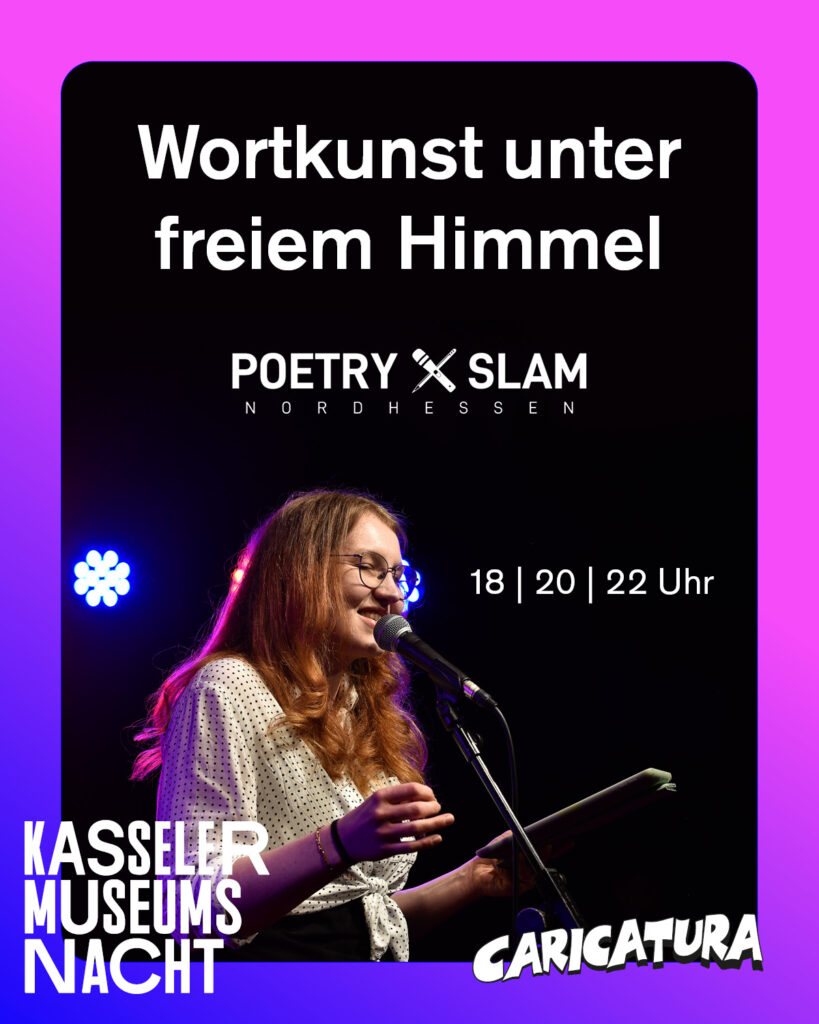 Plakat Wortkunst unter freiem Himmel