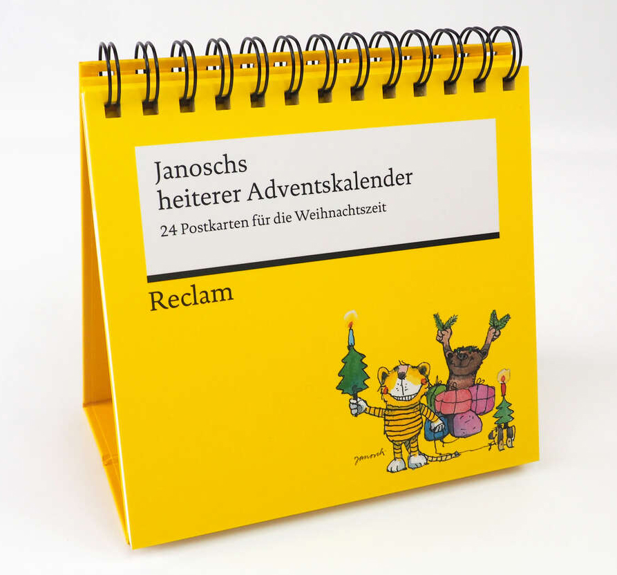 Janoschs heiterer Adventskalender. 24 Postkarten für die Weihnachtszeit (Advents-Postkartenaufsteller)