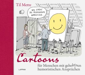 »Cartoon für Meschen mit gehobenen humoristischen Ansprüchen« von Til Mette Von KI bis Klimakrise – Die Krisen unserer Zeit humorvoll aufgearbeitet Til Mette widmet sich in seinem neuen Buch den absurden, ernsten und manchmal unfassbaren Themen der Gegenwart. Mit treffendem, feinem Humor greift er aktuelle Herausforderungen wie Künstliche Intelligenz, Klimawandel, Meinungsfreiheit, politische Konflikte und die Suche nach Glücksgefühlen in unserer selbstoptimierten Welt auf. Seine Cartoons, die wöchentlich exklusiv im stern erscheinen, richten sich an Menschen, die guten, nicht immer leicht zu konsumierenden Humor zu schätzen wissen. Das erwartet Sie: Die besten Cartoons aus Til Mettes aktuellem Schaffen Mit Interview: Michael Streck im Gespräch mit Til Mette Hochwertig ausgestatteter Hardcover-Band Ein wunderbar treffsicherer Kommentar zu Politik und Gesellschaft und ein gutes Geschenk für alle politisch interessierten Menschen.