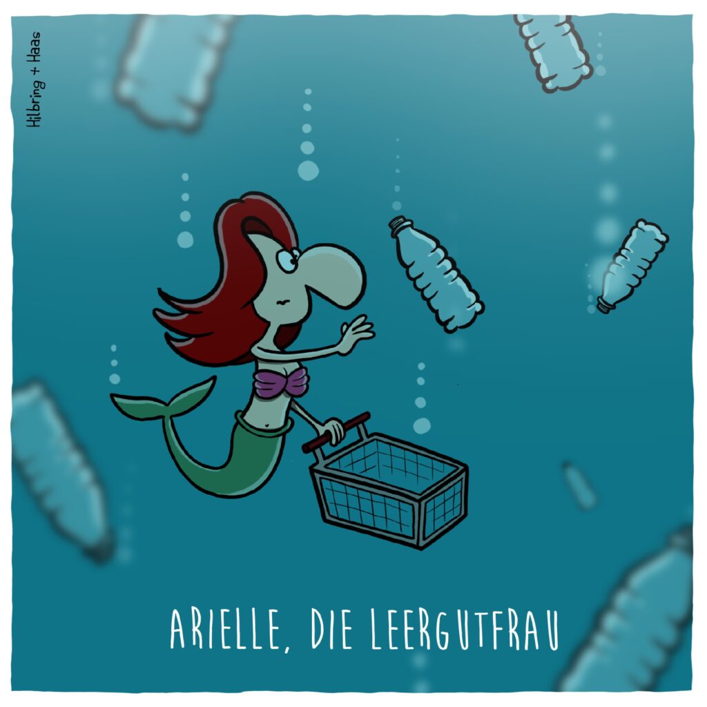 Darstellung des Cartoons von Oli Hilbring