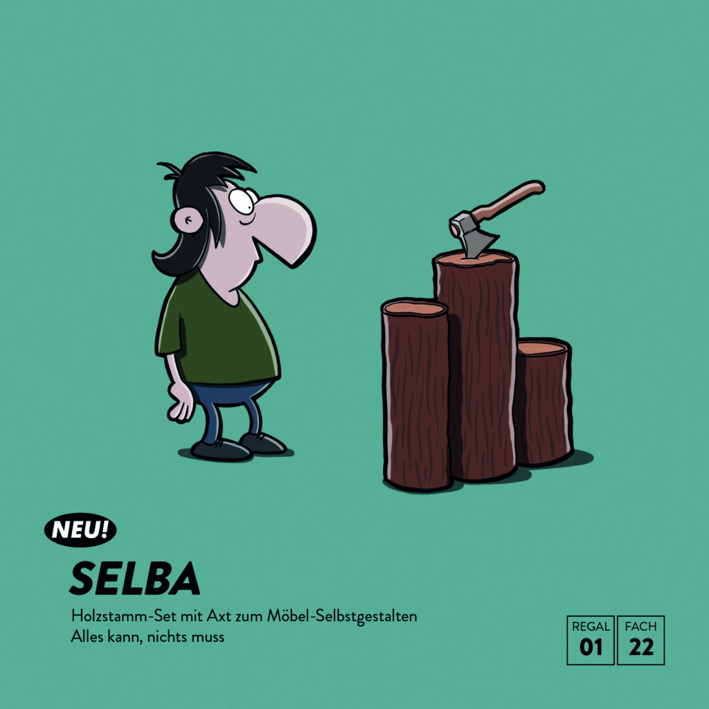 Darstellung des Cartoons von Oli Hilbring