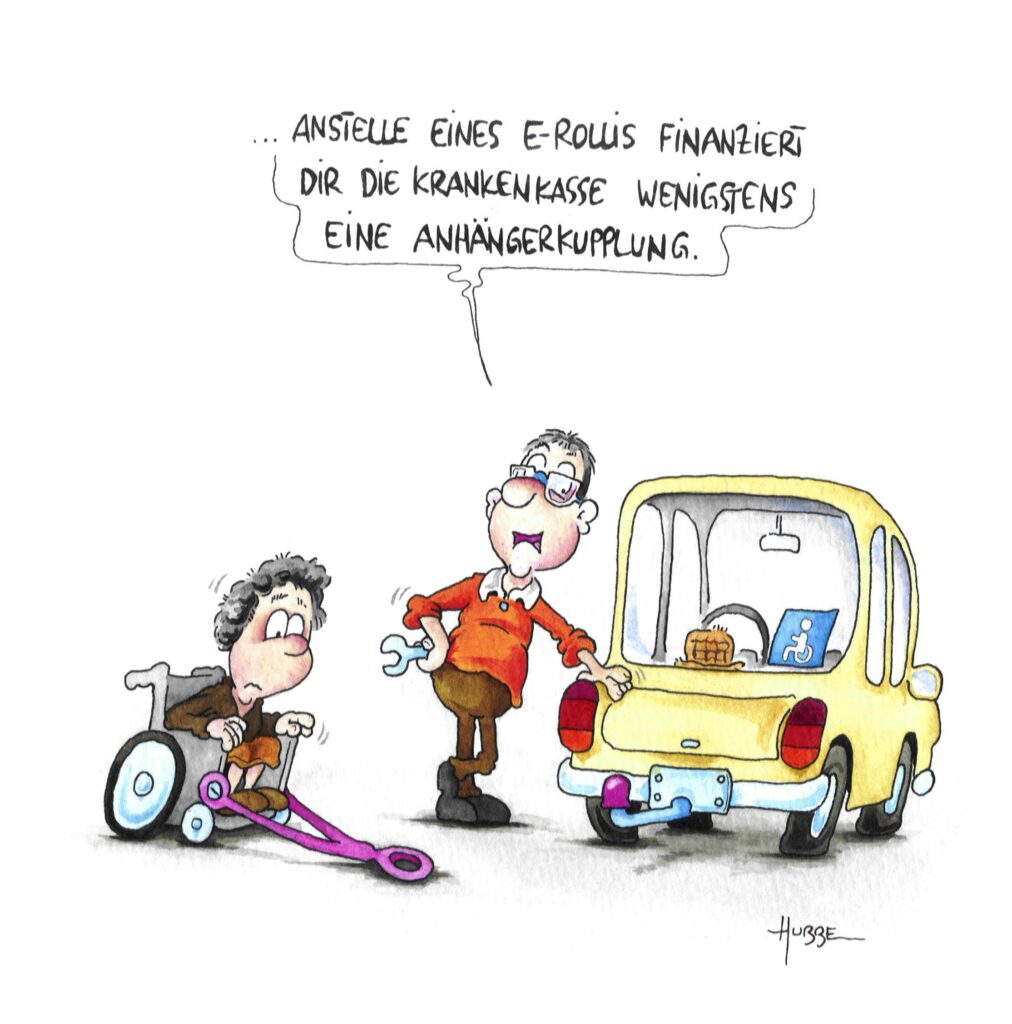 Darstellung des Cartoons von Phil Hubbe