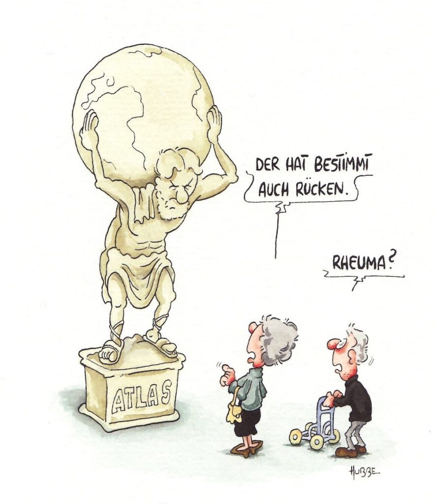 Darstellung des Cartoons von Phil Hubbe