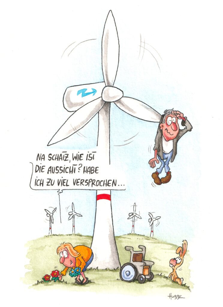 Darstellung des Cartoons von Phil Hubbe