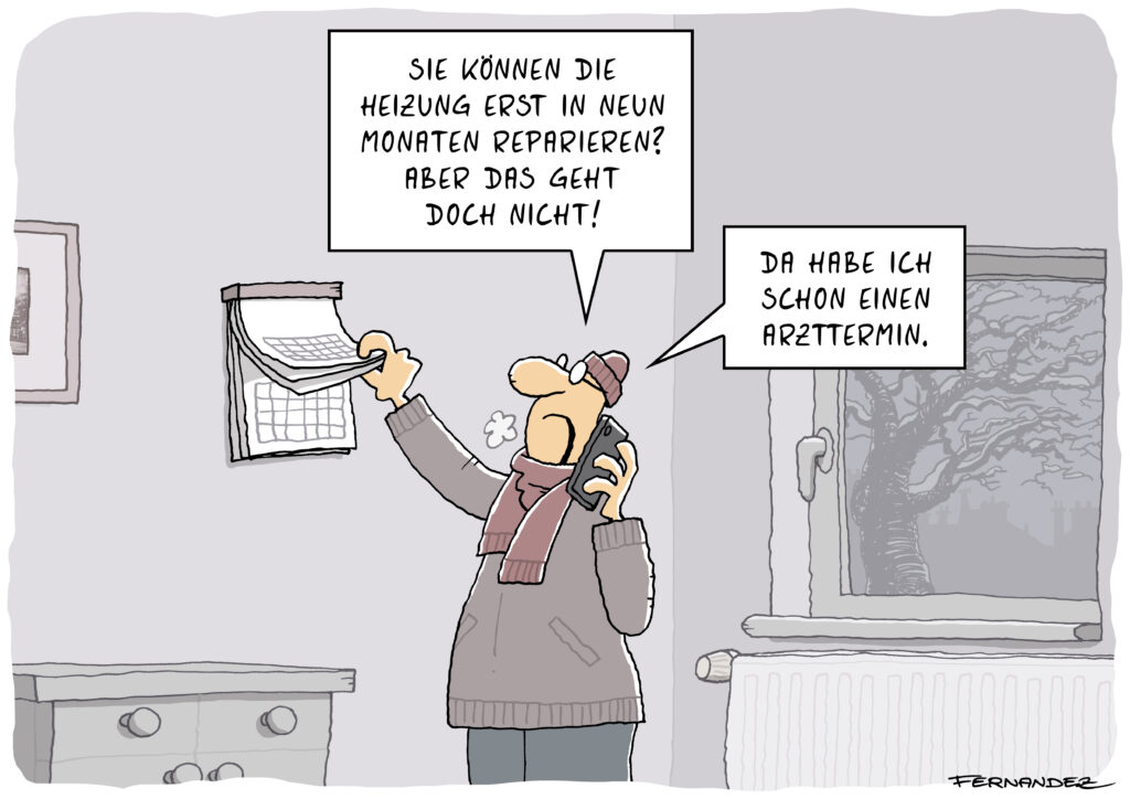 Darstellung des Cartoons von Miguel Fernandez