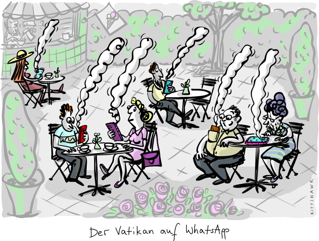 Darstellung des Cartoons von Kittihawk