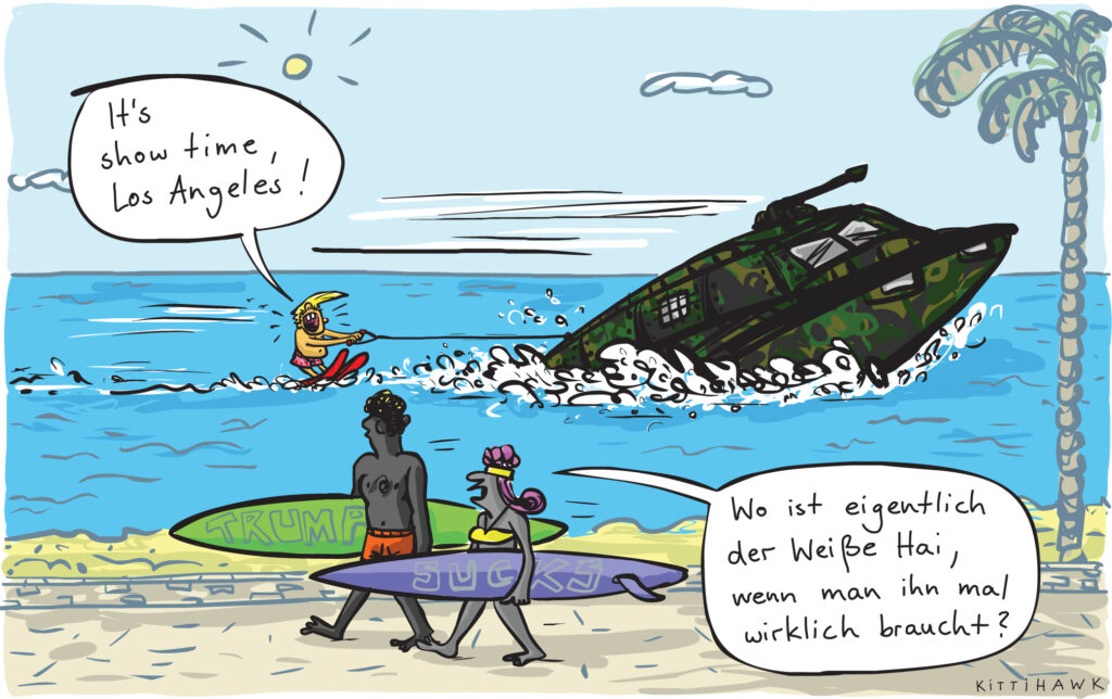 Darstellung des Cartoons von Kittihawk