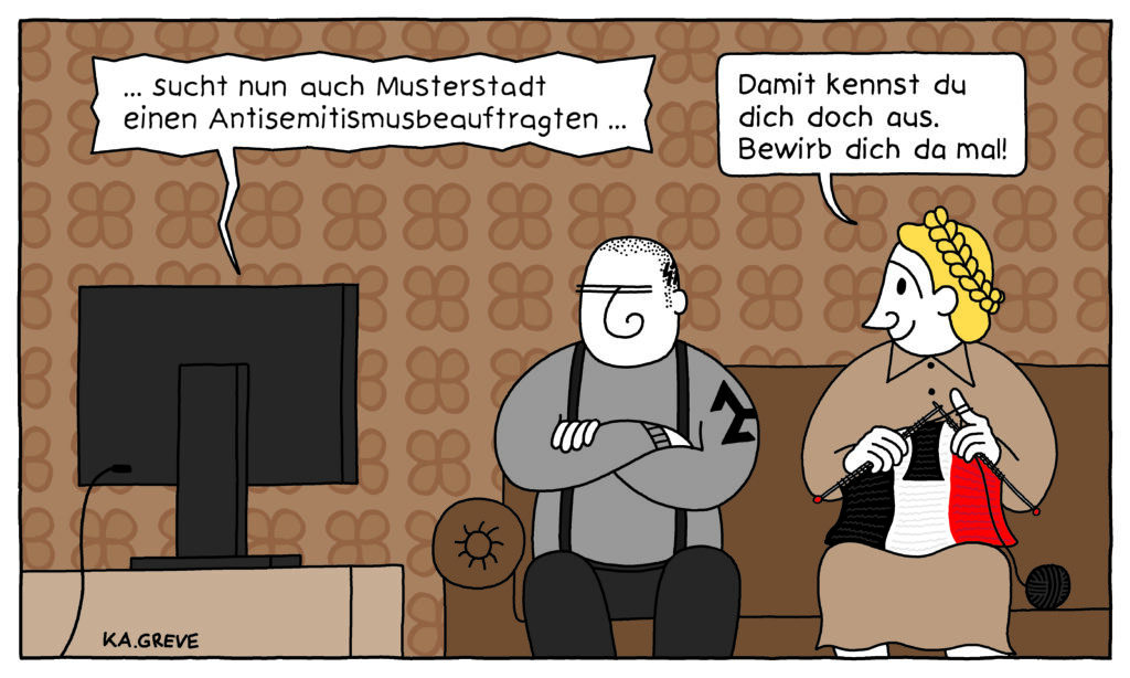 Cartoon von Katharina Greve