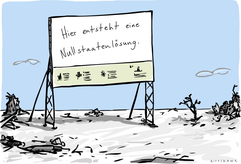 Cartoon von Kittihawk